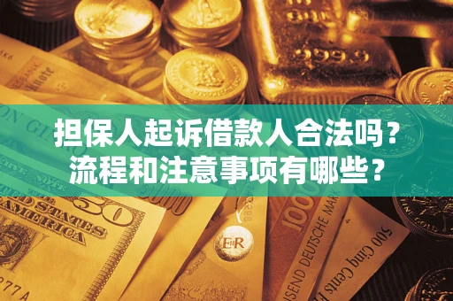 济南担保人起诉借款人合法吗？流程和注意事项有哪些？