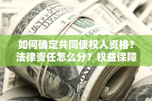 济南如何确定共同债权人资格？法律责任怎么分？权益保障技巧揭秘！