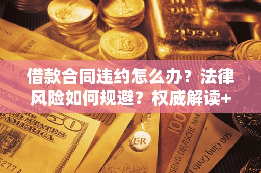 济南借款合同违约怎么办？法律风险如何规避？权威解读+实用指南