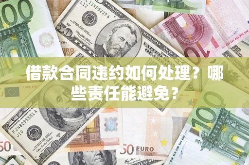济南借款合同违约如何处理？哪些责任能避免？