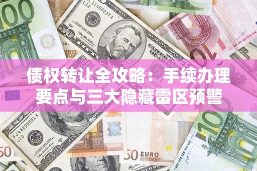 济南债权转让全攻略：手续办理要点与三大隐藏雷区预警
