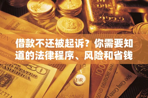 济南借款不还被起诉？你需要知道的法律程序、风险和省钱技巧